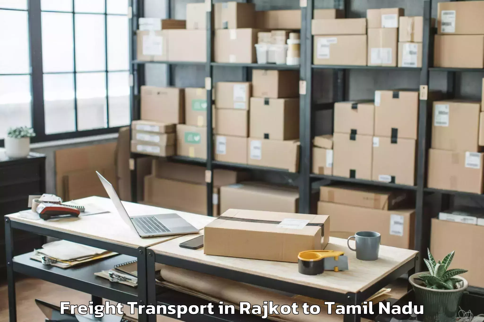 Get Rajkot to Koradachcheri Freight Transport